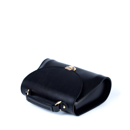 Чорна шкіряна сумка для жінок - Pache Taistra