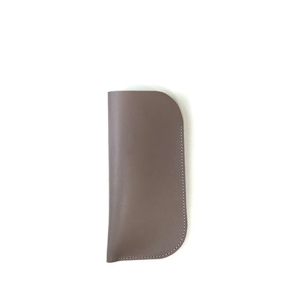 Burgundy Leather Glasses Case - Pache Mili - Pache