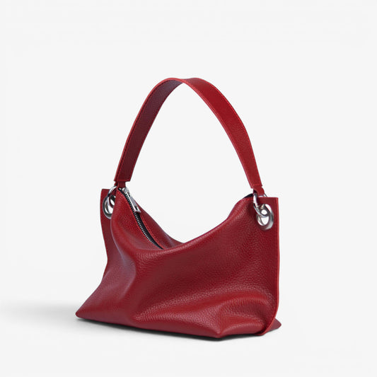 White Soft Leather Bag for Women - Pache Vivere - Pache