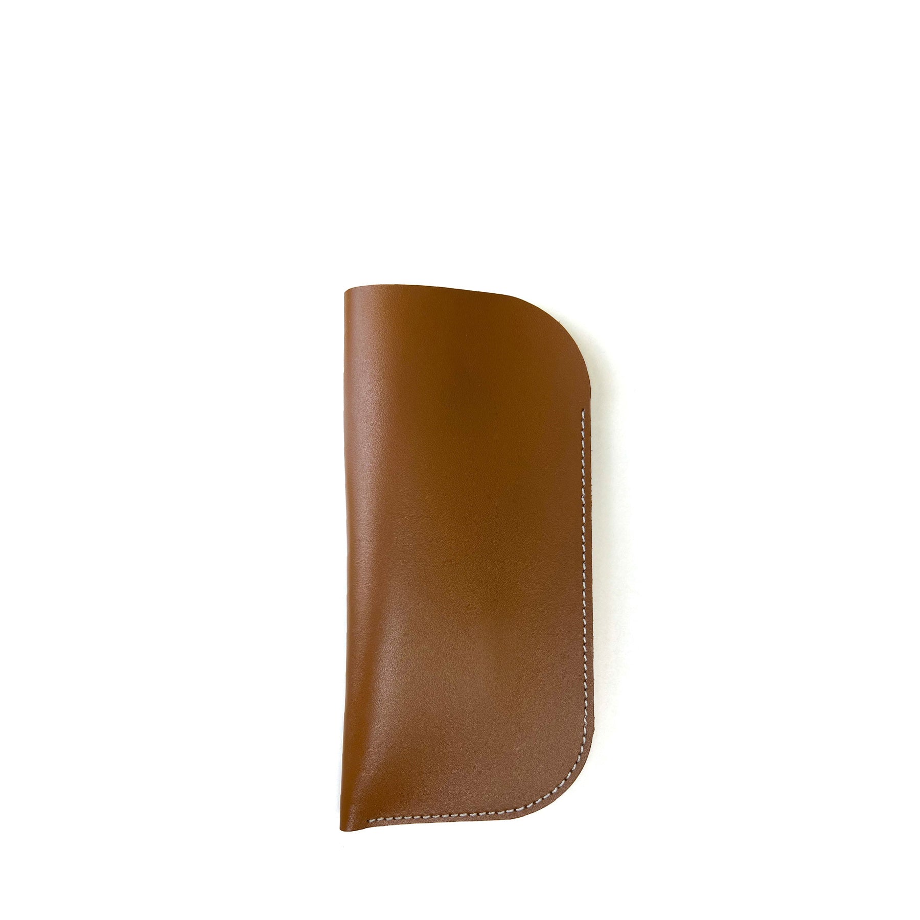 Burgundy Leather Glasses Case - Pache Mili - Pache
