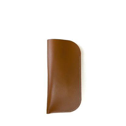 Burgundy Leather Glasses Case - Pache Mili - Pache
