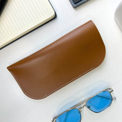 Brown Leather Glasses Case - Pache Mili - Pache