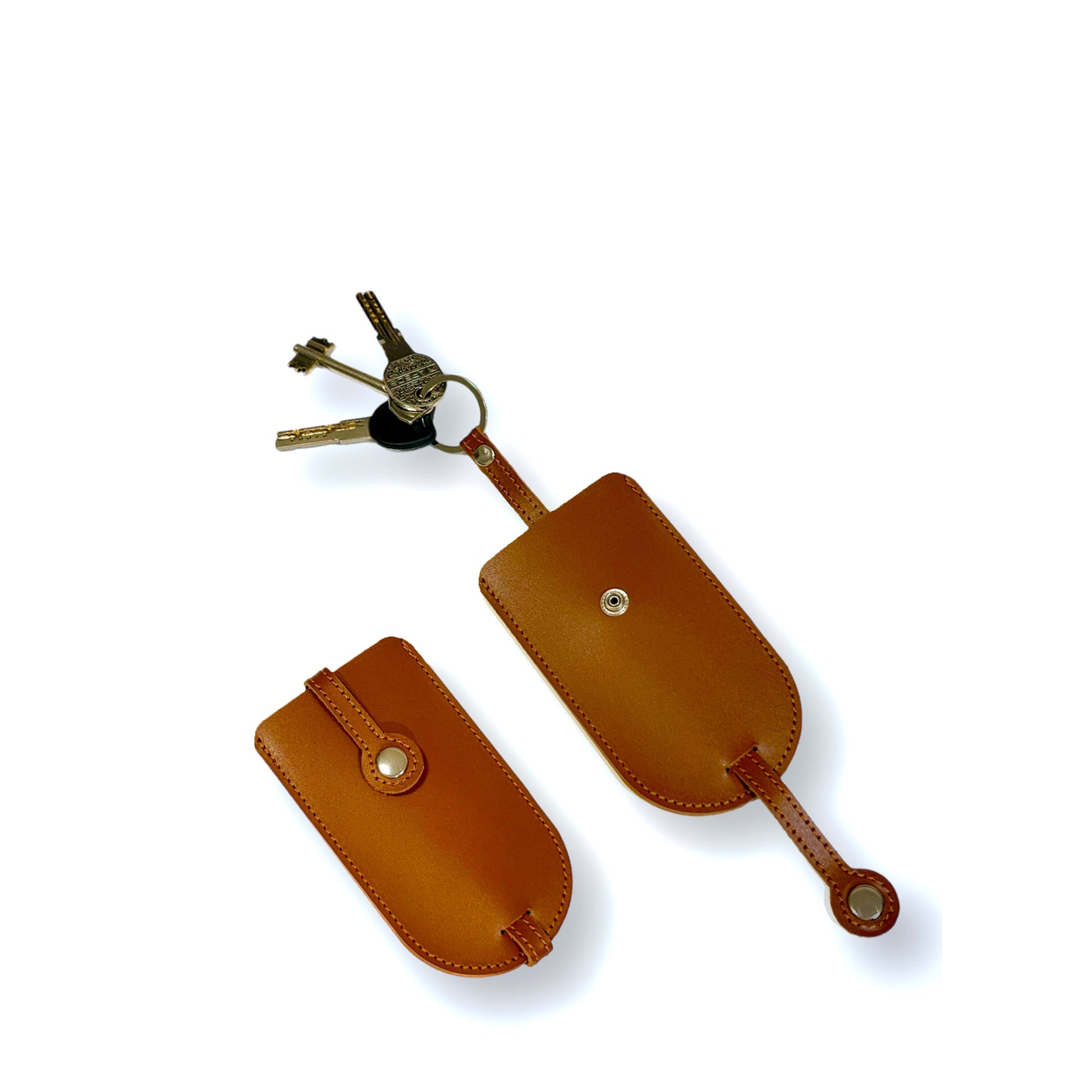 Brown Leather Key Holder - Pache