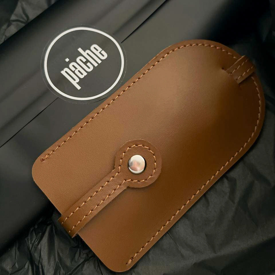 Brown Leather Key Holder - Pache